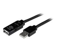 StarTech 15ft Active USB 2.0 Extension, A to A M/F, Black USB2AAEXT5M