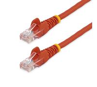 StarTech 15ft Snagless Cat 5e UTP Patch Cable Patch cable RJ-45 (M) RJ-45 (M) UTP CAT 5e Red Model 45PATCH15RD