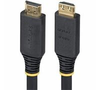 StarTech 15m (50ft) Active High Speed HDMI Cable with Gripping Connectors, 4K 60Hz/1440p 144Hz, 18Gbps, UHD HDMI Cord, TPE Jacket