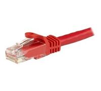 StarTech.com 15m CAT6 Ethernet Cable - Red CAT 6 Gigabit Ethernet Wire -650MHz 100W PoE RJ45 UTP Network/Patch Cord Snagless w/Strain Relief Fluke Tested/Wiring is UL Certified/TIA