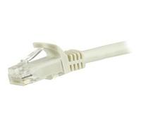 StarTech CAT6 Ethernet Cable 15m (N6PATC15MWH) - White, 650MHz, 100W PoE, RJ45 Snagless