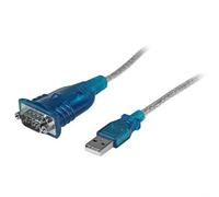 StarTech 17in (43cm) 1-Port USB to Serial Adapter Cable, USB-A to DB9 RS232, ...