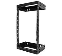 StarTech.com 18U 19" Wall Mount Network Rack - Adjustable Depth 12-20" 2 Post Open Frame Server Room Rack for AV/Data/ IT Communication/Computer Equipment/Switch w/Cage Nuts & Screws