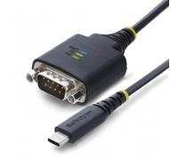 StarTech 1ft (30cm) USB-C to Serial Adapter Cable, COM Retention, FTDI Chip