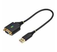 Startech 1Ft/30Cm Usb To Null Modem Serial Adapter Cable Com Retention Ftdi Rs23