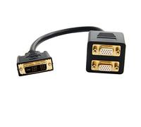 StarTech 1ft / DVI to Dual VGA Y Splitter Cable, 30cm (DVISPL1VV)