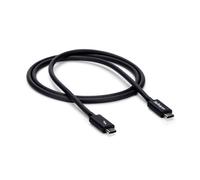StarTech 1m/3.3ft Passive Thunderbolt 3 Cable 20Gbps 100W PD 4K Black USBC