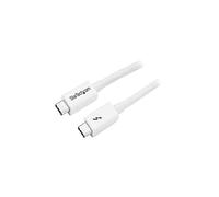 StarTech.com Thunderbolt 3 Cable - 20Gbps - 1m - White - Thunderbolt, USB, and DisplayPort Compatible