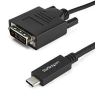 StarTech.com 3.3 ft. (1 m) USB-C to DVI Cable - 1920 x 1200 - Black