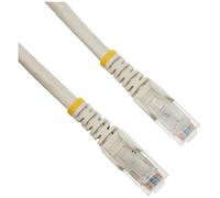 StarTech 1m Cat6 Snagless Cable, 100W PoE, White (N6PATC1MWH) | Gold-plated RJ45, Patch Cable, Ethernet Cord, 250Mhz, UTP, Strain Relief, 10Gbps speeds, 24AWG copper, UTP Network