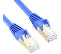 StarTech.com 1m CAT6a Ethernet Cable - 10 Gigabit Shielded Snagless RJ45 100W PoE Patch Cord - 10GbE STP Network Cable w/Strain Relief - Blue Fluke Tested/Wiring is UL Certified/TIA