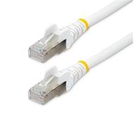 StarTech 1m CAT6a Ethernet Cable - White - Low Smoke Zero Halogen (LSZH) - 10...