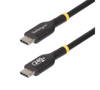 StarTech.com 1m USB-C Charging Cable USB-IF Certified USB C Cable 240W PD EPR USB 2.0 Type-C Laptop Charger Cord USB-C Data Transfer Cable TPE Jacket M/M