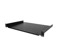 StarTech 1U Server Rack Shelf SHELF-1U-12-FIXED-S – 19" Universal Cantilever, 12" Deep, 55 lb/25 kg
