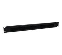 StarTech.com 1U Brush Strip Server Rack Cable Management Panel CMBRUSH1U – Horizontal, Sturdy Steel