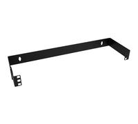 StarTech 1U Hinged Wall-Mount Patch Panel Rack, 6in, 17lb (WALLMOUNTH1) | Rear-access hinged design, Holds slim 19in shallow network equipment, Holes 16in apart for wall studs