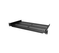 StarTech 1U Server Rack Shelf CABSHELFV1U - Universal Vented 10 in Deep 50 lb Capacity Black
