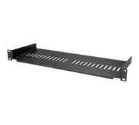 StarTech 1U Server Rack Shelf CABSHELF1U7V - 7" Vented Cantilever, 44 lb/20 kg, 19" Rack, Black