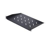 StarTech 1U Vented Server Rack Shelf, 12in, 25lb (CABSHELFV1U-12-RACK) | EIA-310 19in rack and cabinet fit, 11.3kg, 31.5cm mounting depth, SPCC cold-rolled steel, Passive airflow