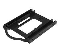 StarTech 2.5in SSD HDD to 3.5in Tool-Less Bracket, SAS, SATA (BRACKET125PT) | Adapter bracket for 3.5in drive bay, Mounts one 2.5in SSD or HDD, Supports IDE, U.2, U.3, Height 7mm or 9.5mm