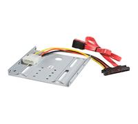 StarTech.com SSD Mounting Bracket - Solid Metal - 2.5in to 3.5 Hard Drive Adapter - SSD Bracket - SSD Upgrade Kit (BRACKET25SAT)