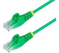 StarTech.com 2.5m Green Slim CAT6 Ethernet Cable Snagless 100W PoE UTP LSZH 28AWG Pure Bare Copper Wire Slim RJ45 Network Patch Cord w/Strain Reliefs Individually Tested