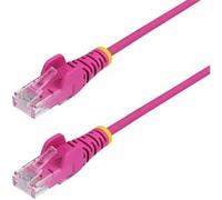 Startech.Com 2.5M Pink Slim Cat6 Ethernet Cable, Snagless, 28Awg, L... NEW