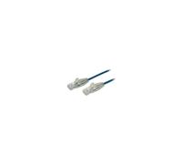 StarTech Network Cable N6PAT200CMBLS - Cat6 2m Slim Blue, Snagless RJ45, 28 AWG, Gigabit