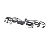 StarTech 2 Port 4K 60Hz Dual Monitor DisplayPort Cable KVM Switch