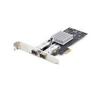 StarTech 2-Port GbE SFP Network Card, 1000BASE Copper/Fibre Optic | Intel I350-AM2 2x 1GbE Controller, Dual-Port Gigabit Ethernet NIC, PCIe 2.0x 1, Desktop/Server Backplanes