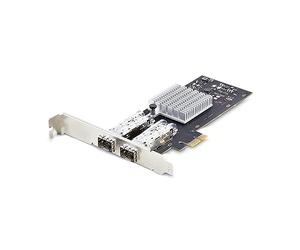 StarTech 2-Port GbE SFP Network Card, 1000BASE Copper/Fibre Optic | Intel I350-AM2 2x 1GbE Controller, Dual-Port Gigabit Ethernet NIC, PCIe 2.0x 1, Desktop/Server Backplanes
