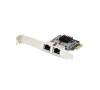 StarTech.com 2-Port Gigabit PCIe NIC – Dual Realtek RTL8111H, 10/100/1000Mbps, TAA Compliant