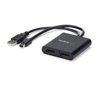 Startech 2-Port Multi Monitor Adapter Mini Displayport To Dp Mst Hub Dual 4K 30H
