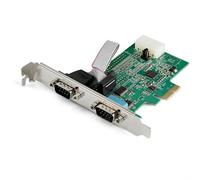 StarTech 2-port PCI Express RS232 Serial Adapter Card - PCIe RS232 Serial Hos...