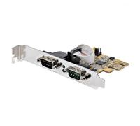 StarTech 2-Port PCI Express Serial Interface Card, Dual Port PCIe to RS232 (D...