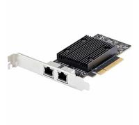 StarTech.com 2-Port PCIe 10Gb Ethernet Network Card, Windows and Linux, BCM57416 Chipset, 10GBASE-T, NIC Card, TAA