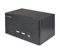 StarTech 2 Port Triple Monitor DisplayPort 4K 60Hz UHD Hdr KVM Switch