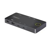 StarTech 2-Port USB-C KVM, Single 4K 60Hz HDMI, 100W PD, USB Powered | USB4 & Thunderbolt 3/4, USB Powered, Switch, Monitor, Pass-through, Each Laptop, Tablet, Type-C, DP Alt Mode
