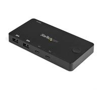 StarTech 2 Port USB C KVM Switch - 4K 60Hz HDMI - Compact Dual Port UHD USB T...