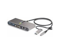 StarTech 2-Port USB-C/USB-A Hub - GbE and RS232 (5G2A1SGBB-USB-C-HUB)