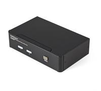 StarTech 2 Port USB HDMI KVM Switch with Audio and USB 2.0 Hub - TAA