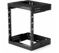 StarTech.com 12U 19" Wall Mount Network Rack - Adjustable Depth 12-20" 2 Post Open Frame Server Room Rack for AV/Data/ IT Communication/Computer Equipment/Switch w/Cage Nuts & Screws