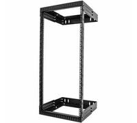 StarTech.com 24U 19" Wall Mount Network Rack - Adjustable Depth 12-20" 2 Post Open Frame Server Room Rack for AV/Data/ IT Communication/Computer Equipment/Switch w/Cage Nuts & Screws