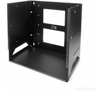 Startech 2-Post 8U Open Frame Wall Mount Network Rack With Built-In Shelf And Ad