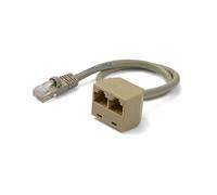 StarTech 2-to-1 RJ45 Splitter Cable Adapter F/M (RJ45SPLITTER)