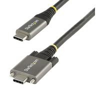 StarTech 20" (50cm) Side Screw Locking USB C Cable 10Gbps - USB 3.1/3.2 Gen 2