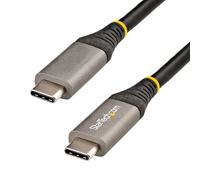 StarTech.com 20" (50cm) USB C Cable 10Gbps - USB 3.1/3.2 Gen 2 Type-C Cable - 100W (5A) Power Delivery Charging, DP Alt Mode - USB-C Cord for USB-C Laptop/Phone/Device - Charge/Sync