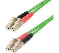 StarTech.com 20m (65.6ft) LC to LC (UPC) OM5 Multimode Fiber Optic Cable 50/125m Duplex LOMMF Zipcord VCSEL 40G/100G LSZH Fiber Jumper Cord