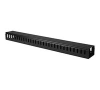 StarTech Vertical Cable Organizer CMVER20UF - 0U Finger Ducts, 3 ft (1m) with Cover