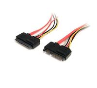StarTech 22 Pin SATA Power and Data Extension Cable - 1FT